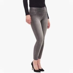Liverpool Skinny Jeans Womens Size 8/29 Gray Mid Rise Stretch Pull-On Jegging